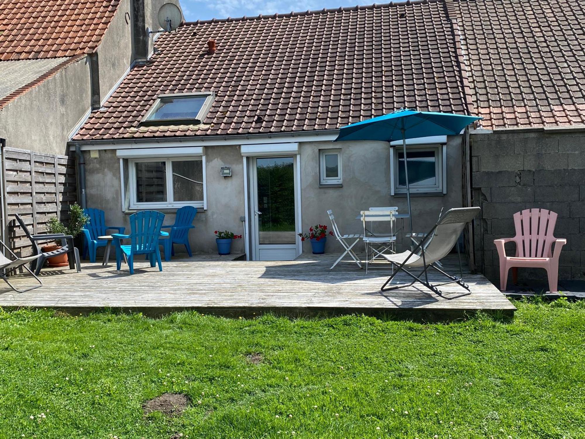 Maison De Village Avec Jardin 15Mn Des Plages, Wifi, 2 Chambres, Jardin Hesdin-lʼAbbé 外观 照片